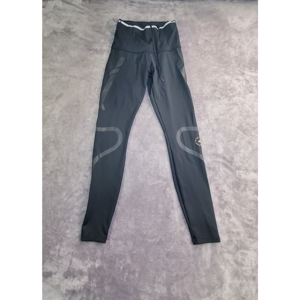 Adidas by Stella McCartney Sz XS Leggings Black Aeroready Ankle Gym Hiking C25